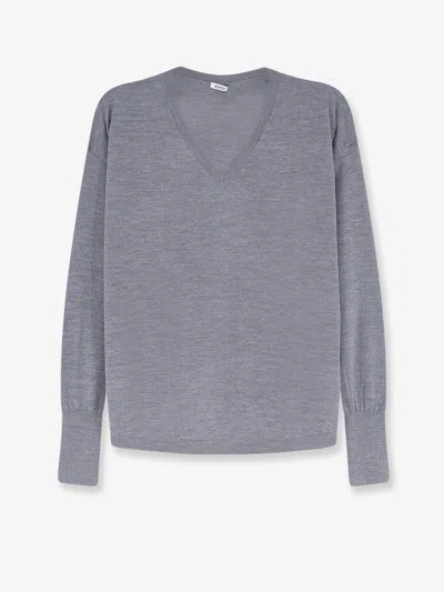 Aspesi Virgin Wool Sweater In Grey