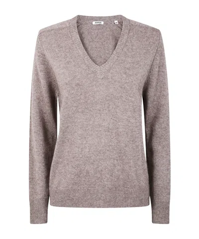 ASPESI V-NECK WOOL TOP