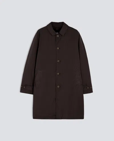 Aspesi Vodka Ii Raincoat In Nylon Blend With Thermore Wadding - Brown