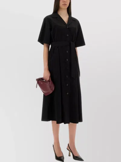 ASPESI WAIST BELTED RELAXED FIT SHORT SLEEVES