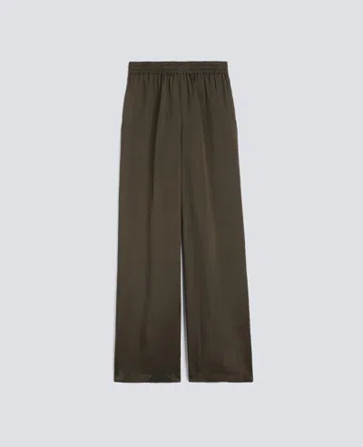 Aspesi Elastic Waistband Casual Pants In Green