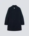 Aspesi Virgin Wool And Alpaca Pascal Coat In Black