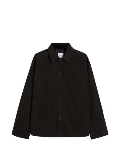 Aspesi Waterproof Shirt Jacket In Black