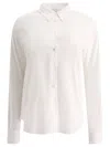 Aspesi Button-up Long-sleeved Shirt In White