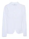 Aspesi Single-breasted Blazer In White