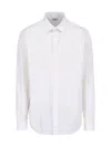 Aspesi White Cotton Classic Collar Shirt In White