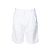 Aspesi White Cotton-linen Gabardine Bermuda Shorts