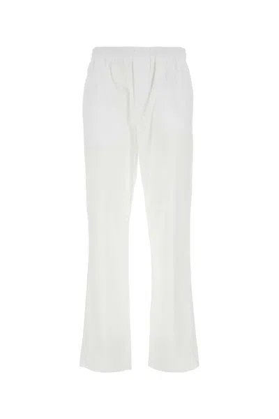Aspesi White Cotton Pant