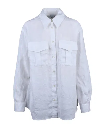 Aspesi White Linen Shirt