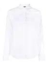 Aspesi Pointed Collar Long-sleeved Shirt In White