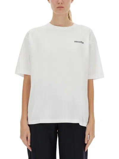Aspesi T-shirt With Print In Black
