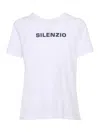 ASPESI WHITE T-SHIRT WITH PRINT