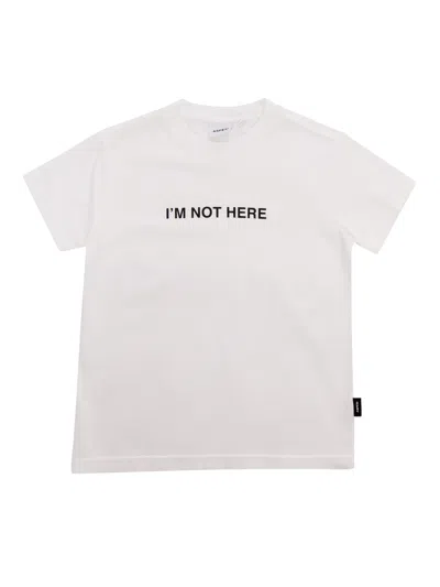 Aspesi Kids' White T-shirt With Print