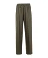 Aspesi Wide Leg Trousers In Green