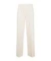 Aspesi Wide-leg Casual Pants In White