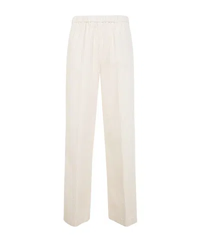 Aspesi Wide-leg Casual Pants In Beige