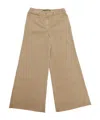 Aspesi Wide-leg Frayed-hem Trousers In Nude