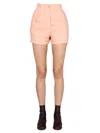 Aspesi Wide Leg Shorts In White