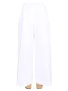 Aspesi Wide Leg Trousers In White