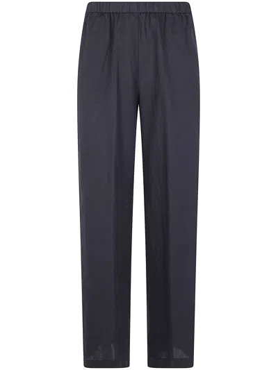 Aspesi Wide Leg Trousers In Blue