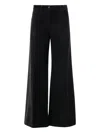 Aspesi Wide-leg Trousers In Black