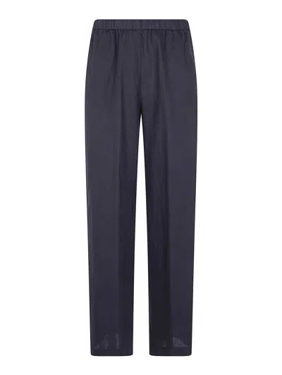Aspesi Wide Leg Trousers In Black