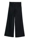 Aspesi Wide-leg Trousers In Blue