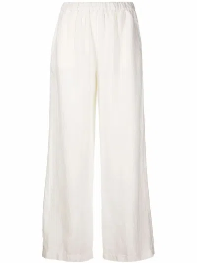Aspesi Wide Leg Trousers In Blue