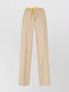 Aspesi Wide Leg Trousers Drawstring Detail