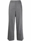 Aspesi Wide-leg Trousers In Grey