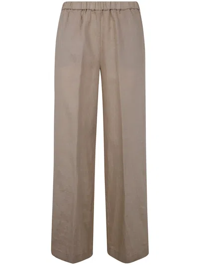 Aspesi Wide Leg Trousers In Sand