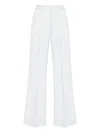 Aspesi Creased Casual Pants In White