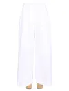 Aspesi Wide Leg Trousers In White