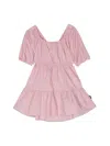 Aspesi Wide Neckline Dress In Pink