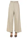Aspesi Wide-leg Cotton Trousers