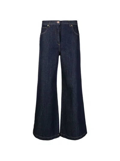 Aspesi Wide-leg Jeans In Brown