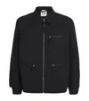 Aspesi Water-repellent Poly Twill Jacket In Black