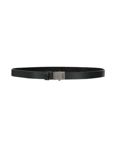 Aspesi Woman Belt Black Size 0 Cow Leather