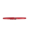 Aspesi Woman Belt Red Size 8 Soft Leather