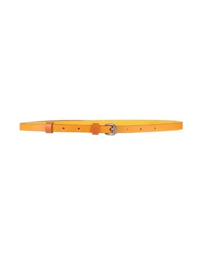 Aspesi Woman Belt Tan Size 8 Soft Leather