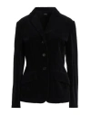 Aspesi Woman Blazer Black Size 12 Cotton