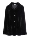 Aspesi Woman Blazer Black Size M Viscose, Silk In Black