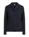 Aspesi Woman Blazer Midnight Blue Size 6 Cotton, Linen