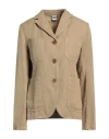 Aspesi Woman Blazer Sand Size 4 Cotton, Linen In Beige