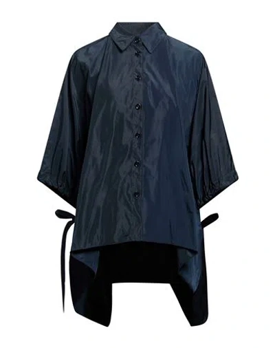 Aspesi Woman Cape Midnight Blue Size Xs Polyester