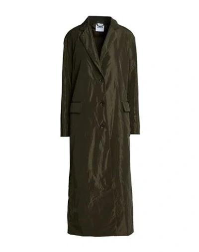 Aspesi Woman Coat Dark Green Size Xxs Polyester