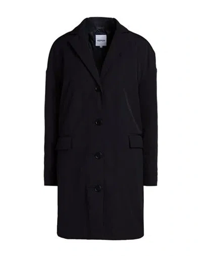 Aspesi Woman Coat Midnight Blue Size M Cotton, Polyester