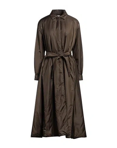 Aspesi Woman Coat Military Green Size M Polyamide