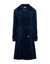 Aspesi Woman Coat Navy Size 8 Cotton In Navy