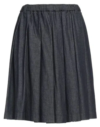 Aspesi Woman Denim Skirt Blue Size 4 Cotton